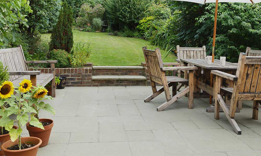 Hard landscaping for gardens in Monmouthshire